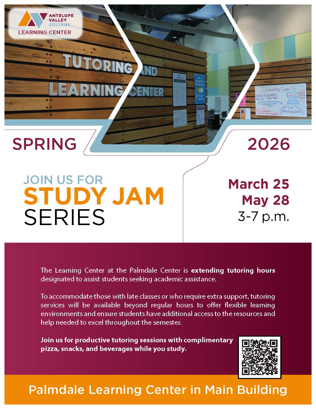 Study Jam Palmdale Series. Date: March 25th, May 28th. Time: 3PM-7PM. Locations Palmdale Learning Center